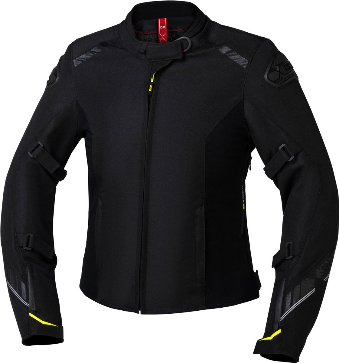 IXS Carbon-ST Waterdichte Dames Zwart Textiele Motorjas - Jas