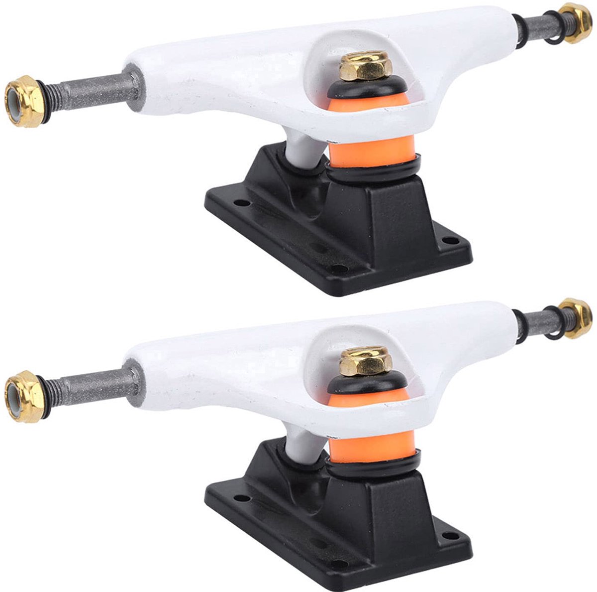 2 STKS Skateboard Trucks, Aluminium Skateboard Beugel Stevige Lichtgewicht Tensor Trucks Skateboards