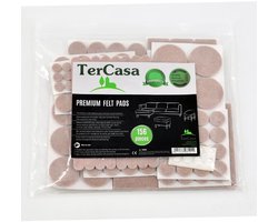 TerCasa viltglijders set grijs 164-delig