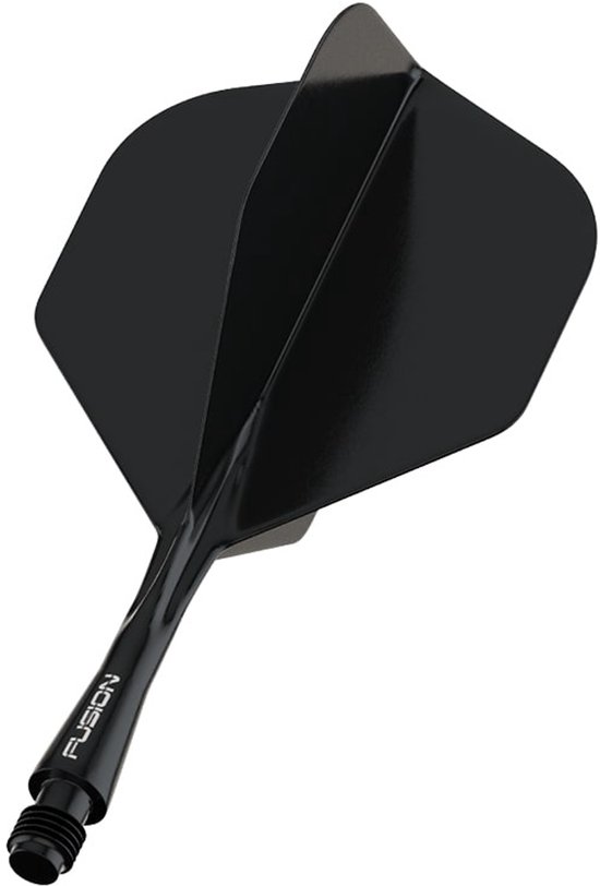 Winmau Fusion Solid Black - Dart Flights van Winmau — afbeelding 5