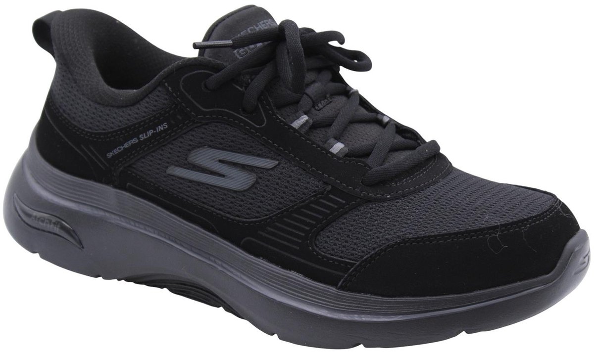 Skechers Heren Wandelschoen Go Walk Arch Fit 2.0 Seared Zwart