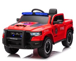Dodge RAM 1500 - Elektrische Kinderauto 12V - Brandweerauto