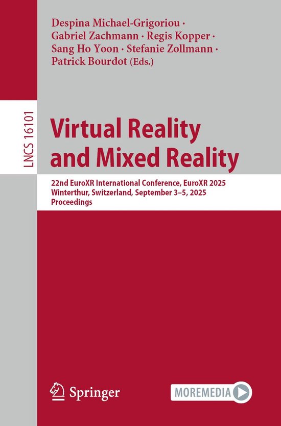Springer Nature Proceedings Computer Science - Virtual Reali ... - cover