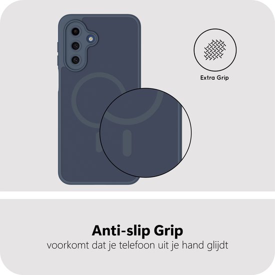 Étui Cazy pour Samsung Galaxy A17 - Compatible MagSafe - Coque arrière de qualité militaire - Blauw