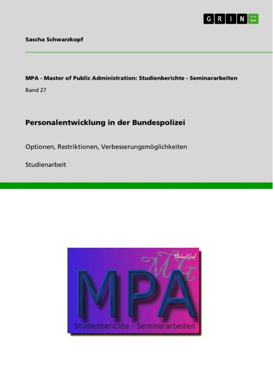 Personalentwicklung in der Bundespolizei - cover