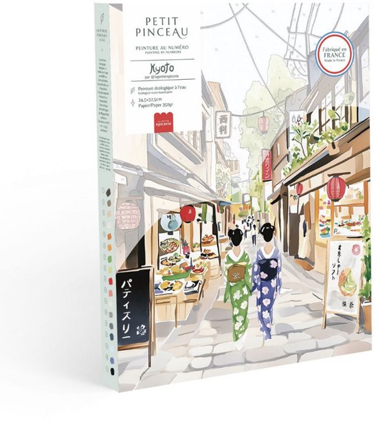 Doos van Paris schilderen op nummer