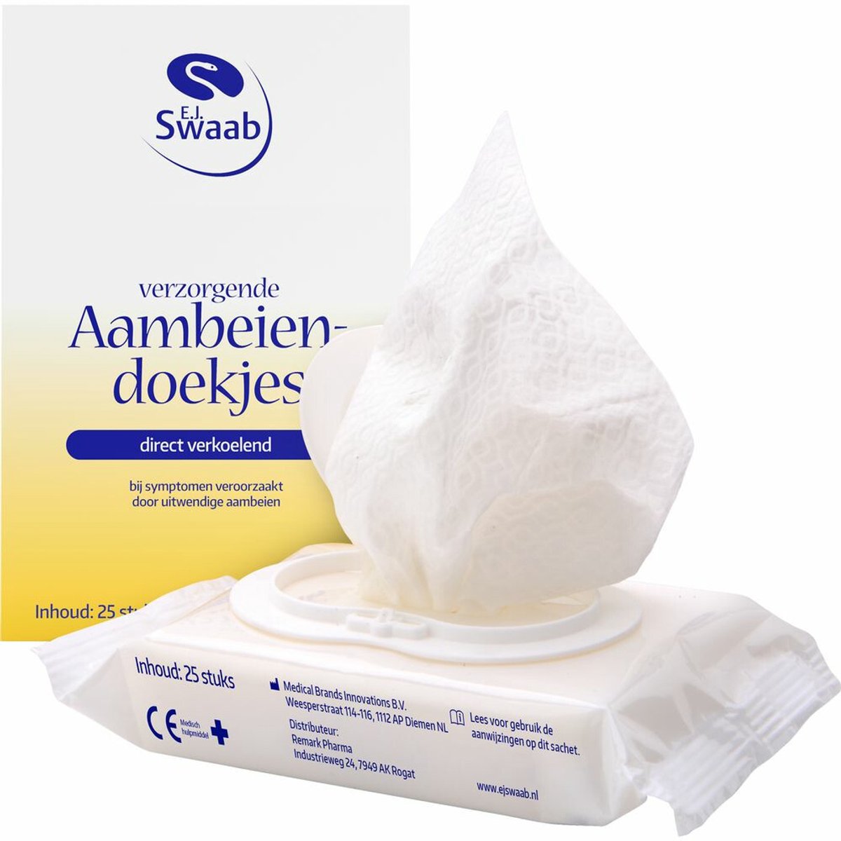 Dr. Swaab Verzorgende Aambeiendoekjes - 2 x 25 stuks - Voordeelverpakking