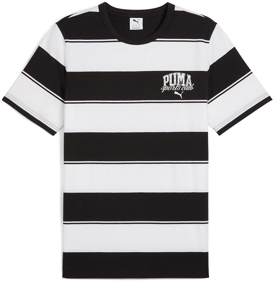 Puma Class Stripe Aop T-shirt Met Korte Mouwen Zwart