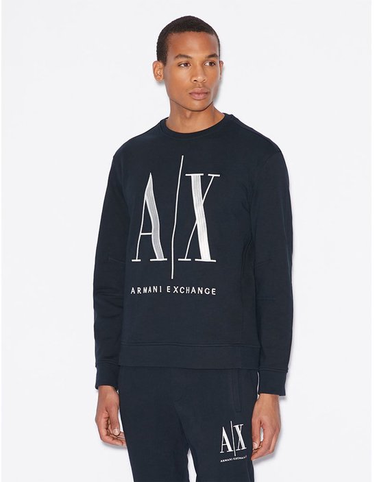 Sweat-shirt Armani Exchange 8nzmpa_zj1zz Blauw M Homme