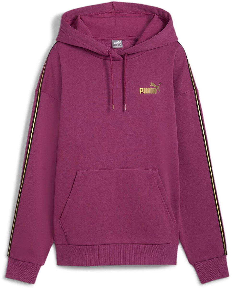 Puma Ess Tape Minimal Hoodie S Vrouw Magenta Gleam