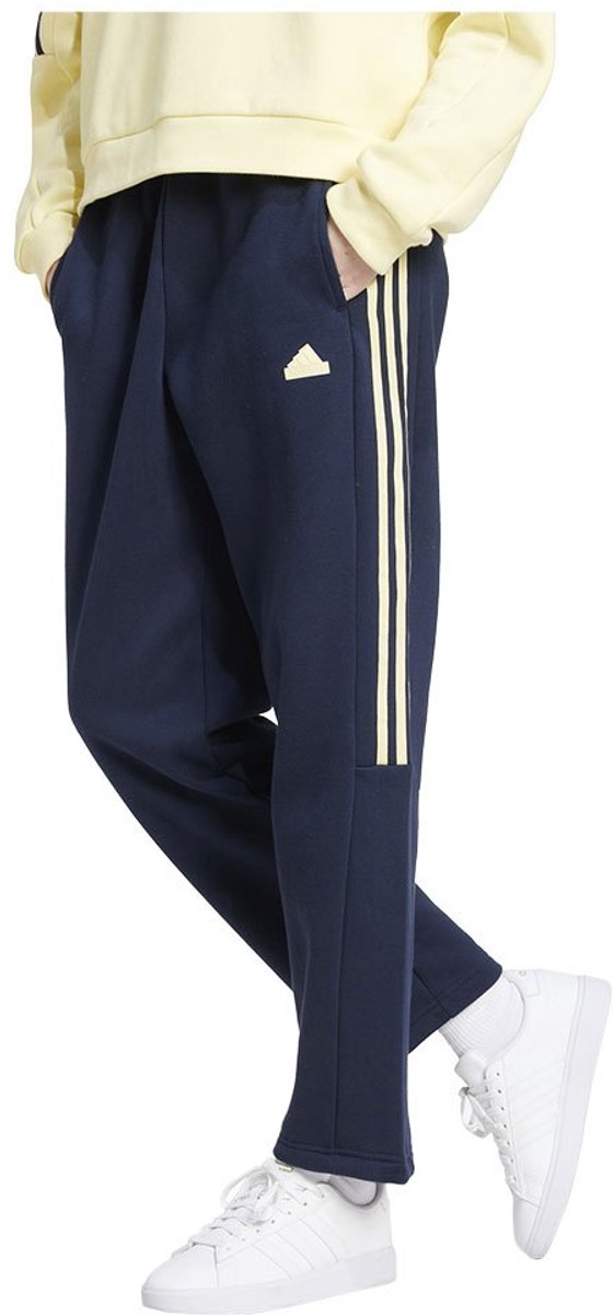 Adidas Tiro Cut 3 Stripes Fleece Joggers L Regular Vrouw Legend Ink