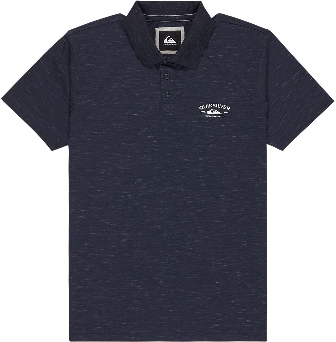 Quiksilver Eqykt04390 Korte Mouw Poloshirt M Man Blauw