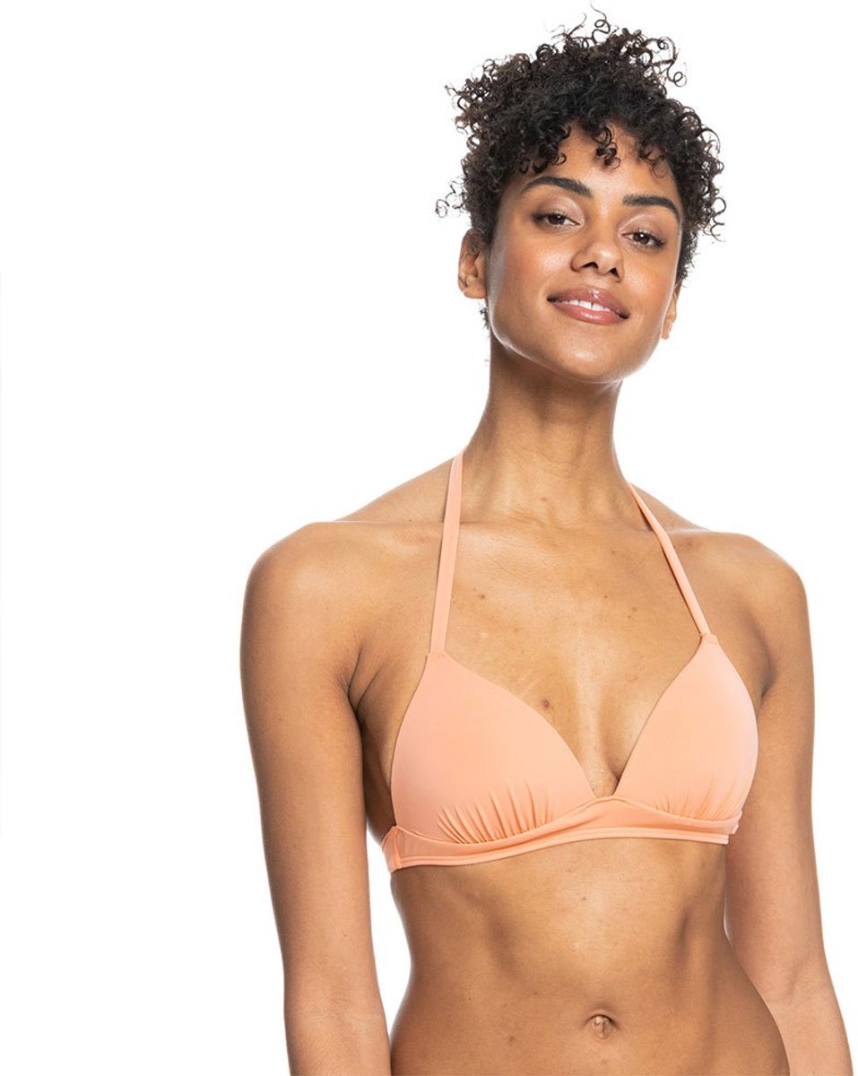 Roxy Sd Beach Classics Mod Mold Tri Bikinitop L Vrouw Papaya Punch