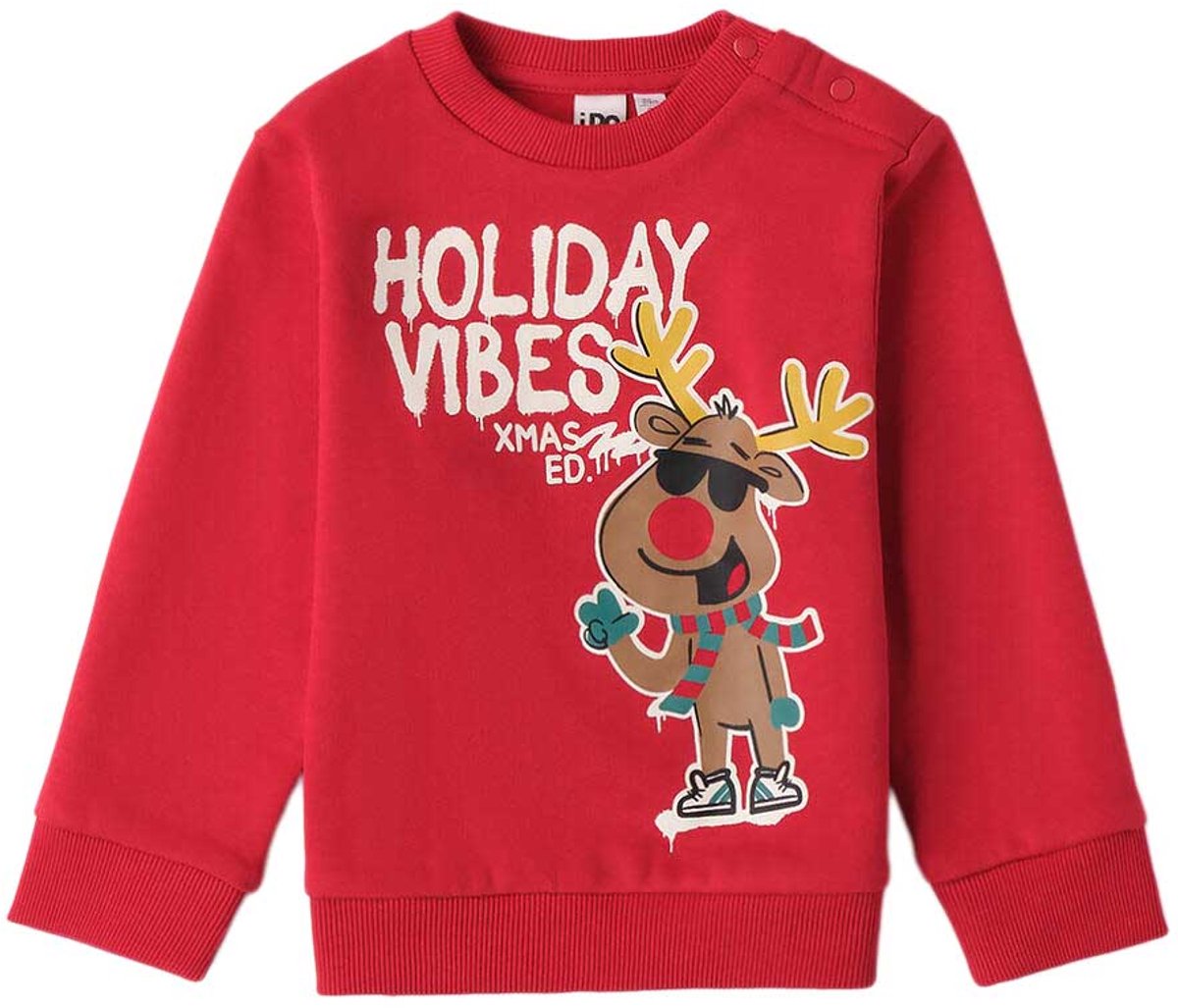 Ido 4a478 Sweatshirt Rood 4 Years Jongens