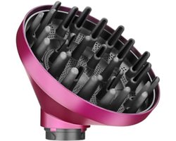 PromoHome Diffuser Opzetstuk Geschikt voor Dyson Airwrap HS01 HS03 HS05, - Professionele Haardiffuser voor Krullen en Volume - Roze