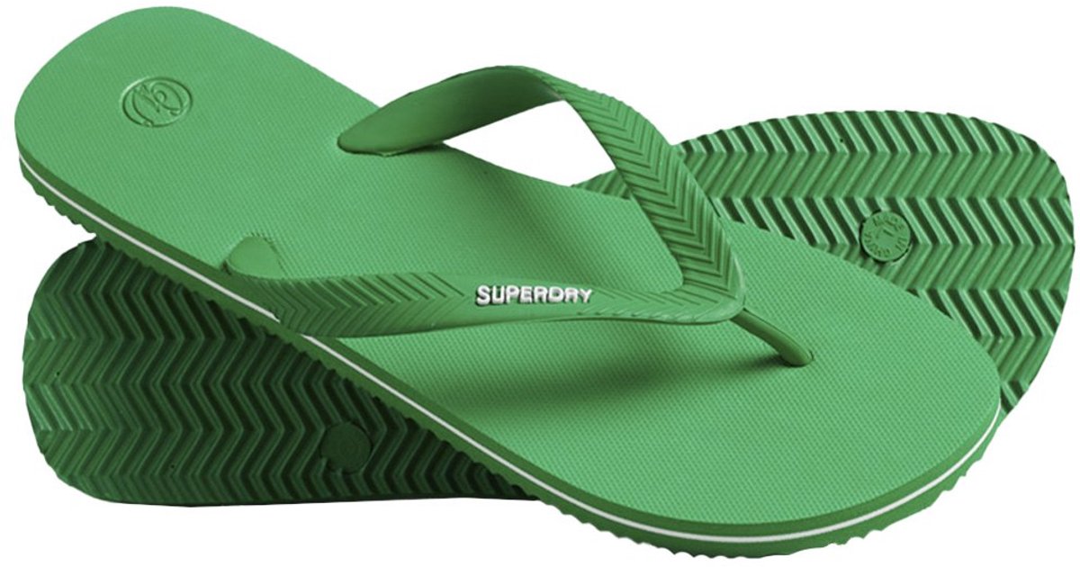 Superdry Vintage Classic Slippers Man Groen