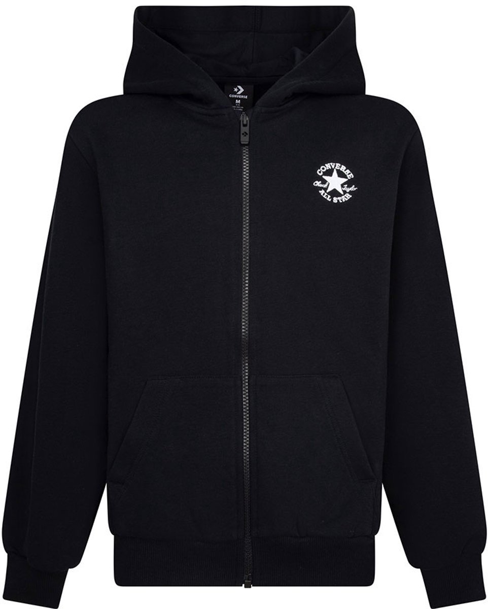 Converse Kids Dissected Sweatshirt Met Rits 12-13 Years Jongens Zwart