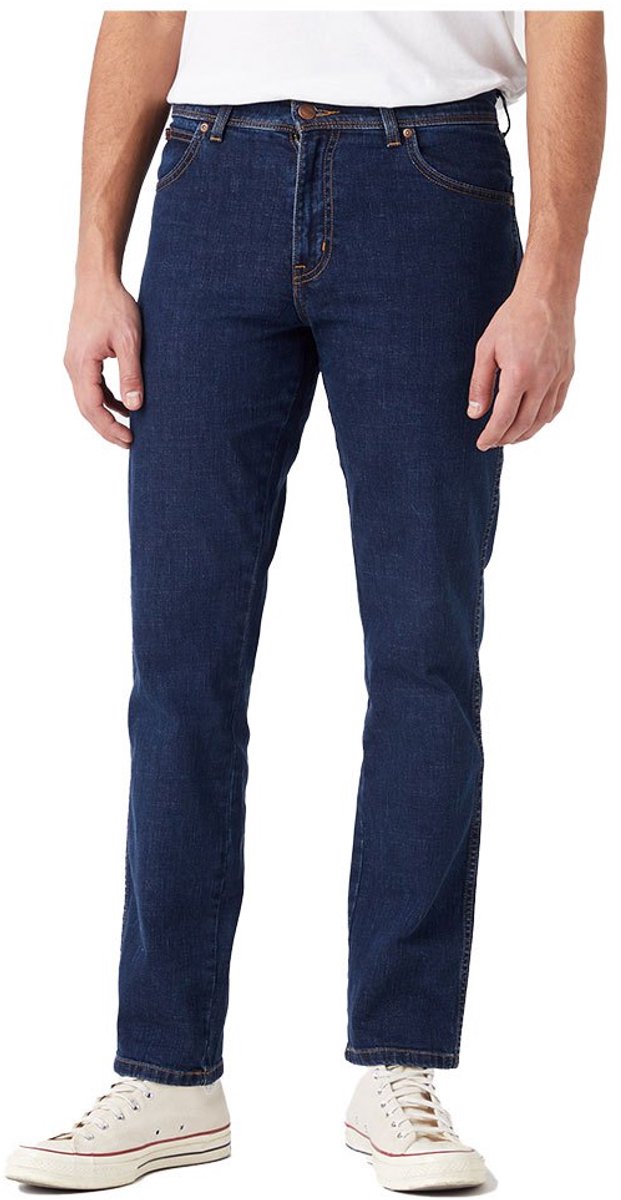 Wrangler Texas Slim Spijkerbroek 50 34 Man Cross Game
