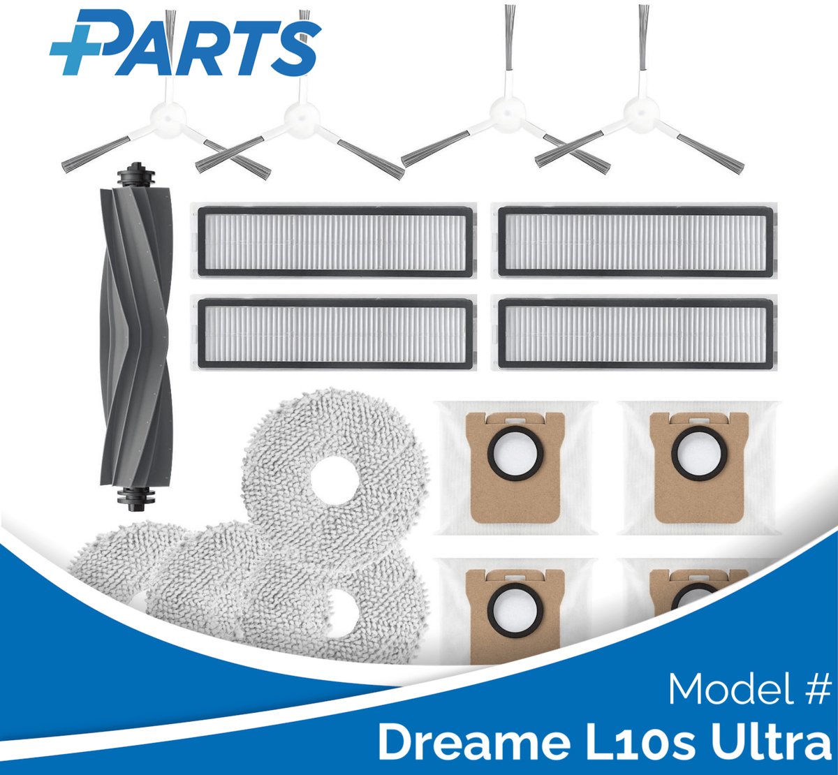 Dreame L10s Ultra Onderhoudsset (Plus.Parts® alternatief voor RAK11)