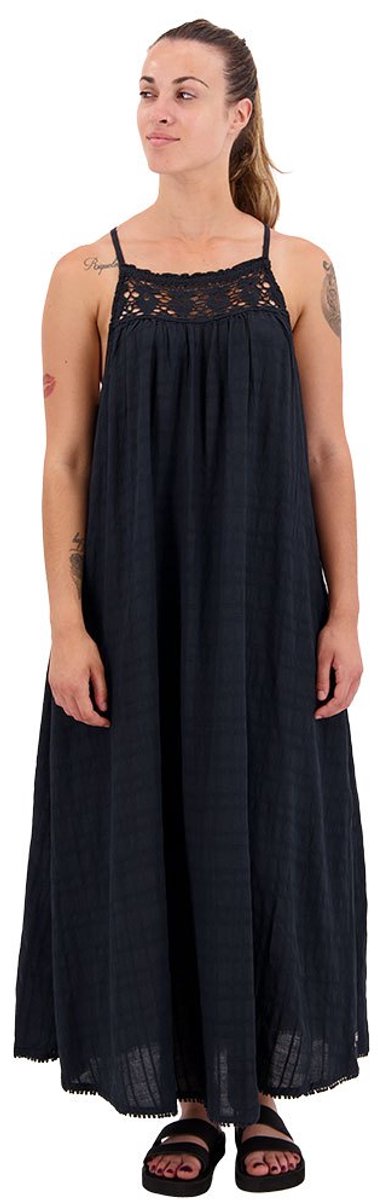 Superdry Vintage cami-jurk met lange halter Dames Jurken Marineblauw
