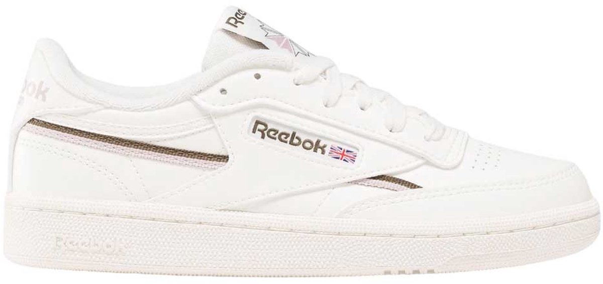 Reebok Club C 85 Vegan Schoenen Vrouw Chalk / Armygreen / Ashenlilac