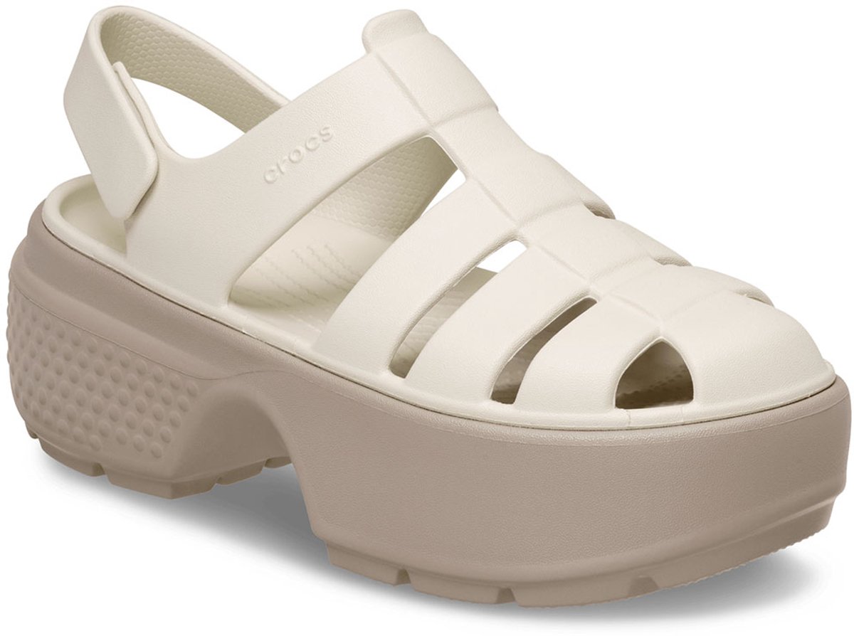 Crocs Stomp Fisher Slippers Wit