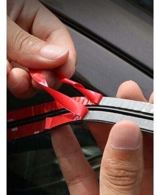 EEEKit 5M Autovoorruit Rubber Afdichtingsstrip, Zelfklevende EPDM Rubber Afdichtingsband voor Auto, Breedte 1,5 MM