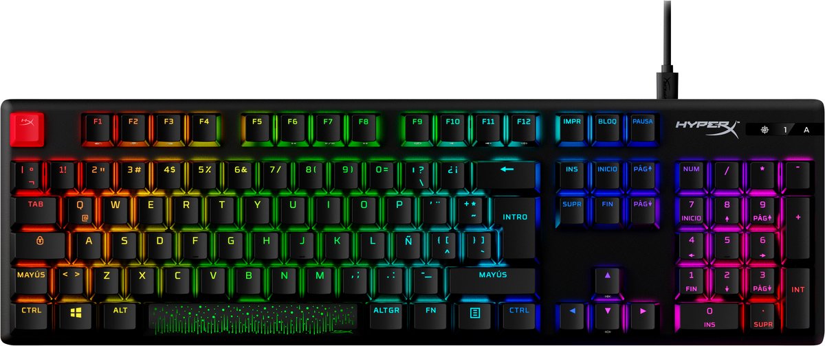 HyperX Alloy Origins PBT Mechanisch Gaming Toetsenbord - US QWERTY - Rood