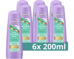 Andrélon Conditioner - Kokos Volume Boost - 6 x 200 ml