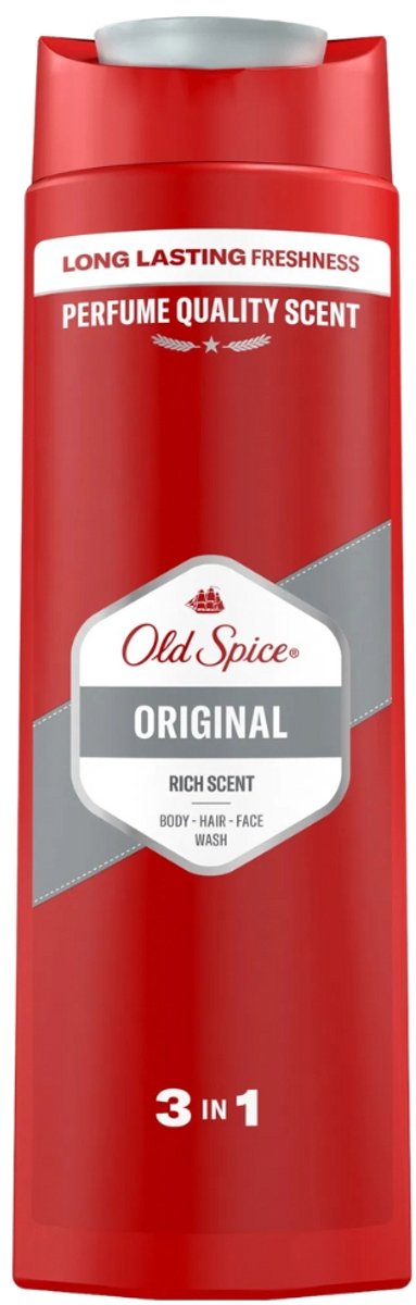 5 x Old Spice - Original - Douchegel 3-in-1 - Reinigt, Verfrist & Verzorgt - 400 ml - Douchegel - 3-in-1 - Reinigen - Verfrissen - Verzorgen