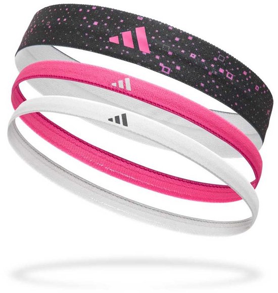 Adidas Fitness Graphic Hoofdband 3 Eenheden Veelkleurig Man,Vrouw