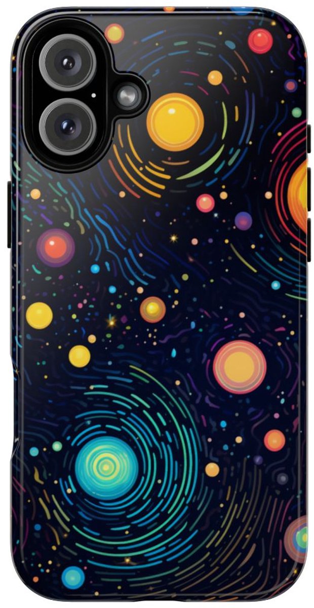 Kleurrijke Kosmische Sterrenbeelden – Telefoonhoesje Geschikt voor iPhone 16 Plus