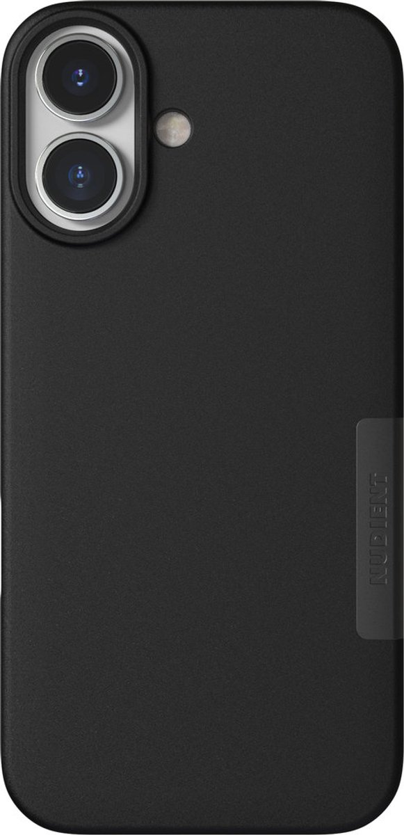 Nudient Thin Magsafe Case geschikt voor Apple iPhone 17 Ink - Zwart