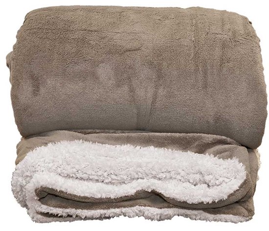 Jeté Lars XL Taupe 220 x 240 cm