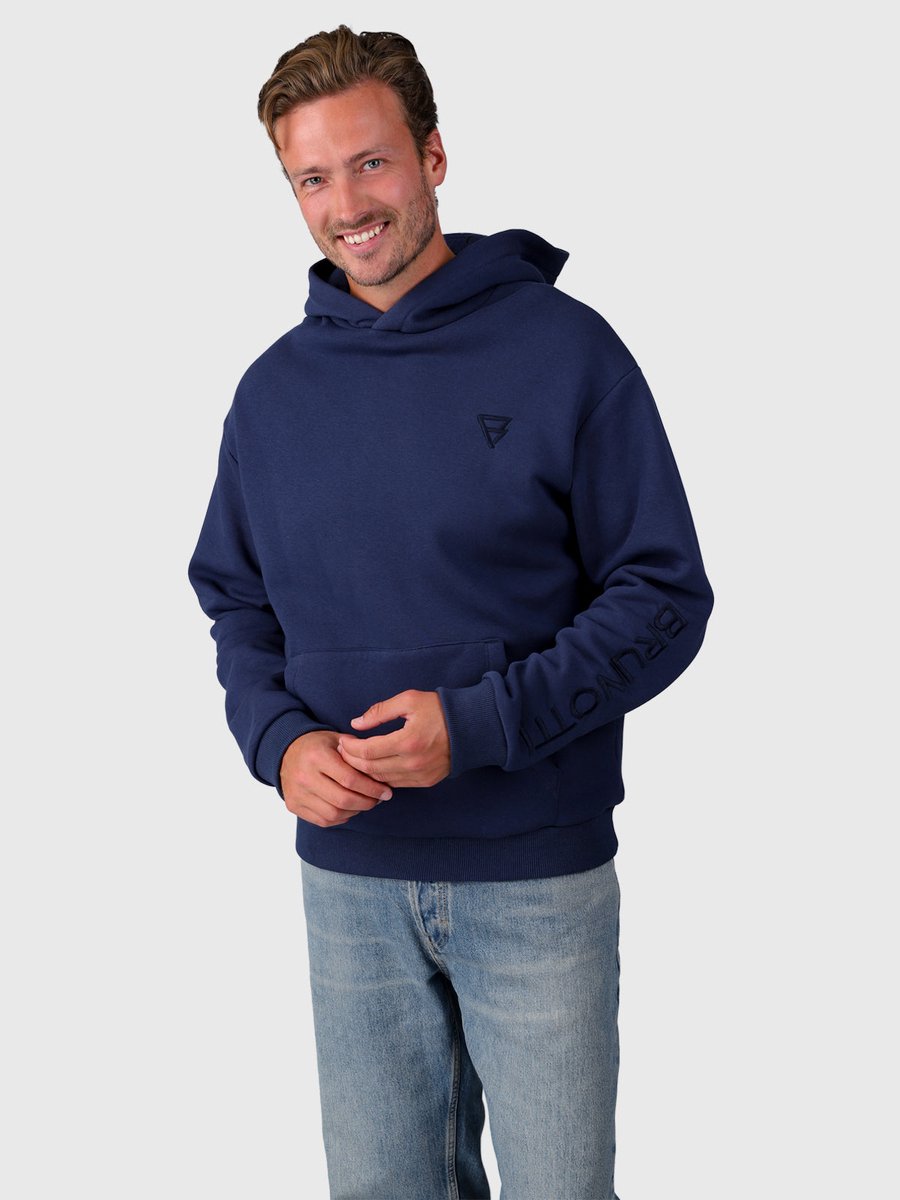 Brunotti Esseries Heren Hoodie Indigo Blauw