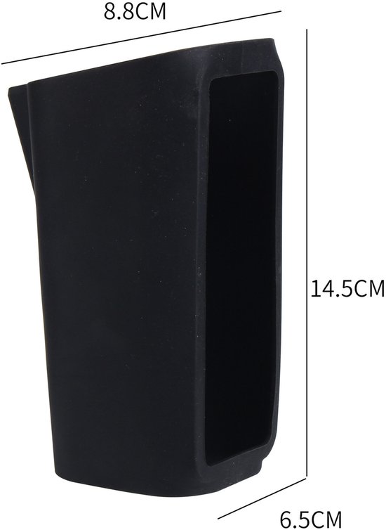 2 stuks - Camera siliconen beschermhoes - Bewakingscamera beschermhoes - Geschikt voor Eufy S3 Pro-Camera's - Siliconen hoes - Camera beschermhoes - Weerbestendige siliconen behuizing - Waterdichte siliconen hoes - zacht - duurzaam - zwart van Smartberry — afbeelding 5