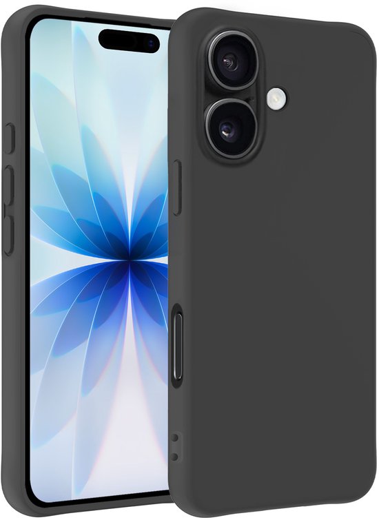 Coque compatible avec iPhone 17 Coque en Siliconen Coque - Coque compatible avec iPhone 17 Coque Housse - Zwart