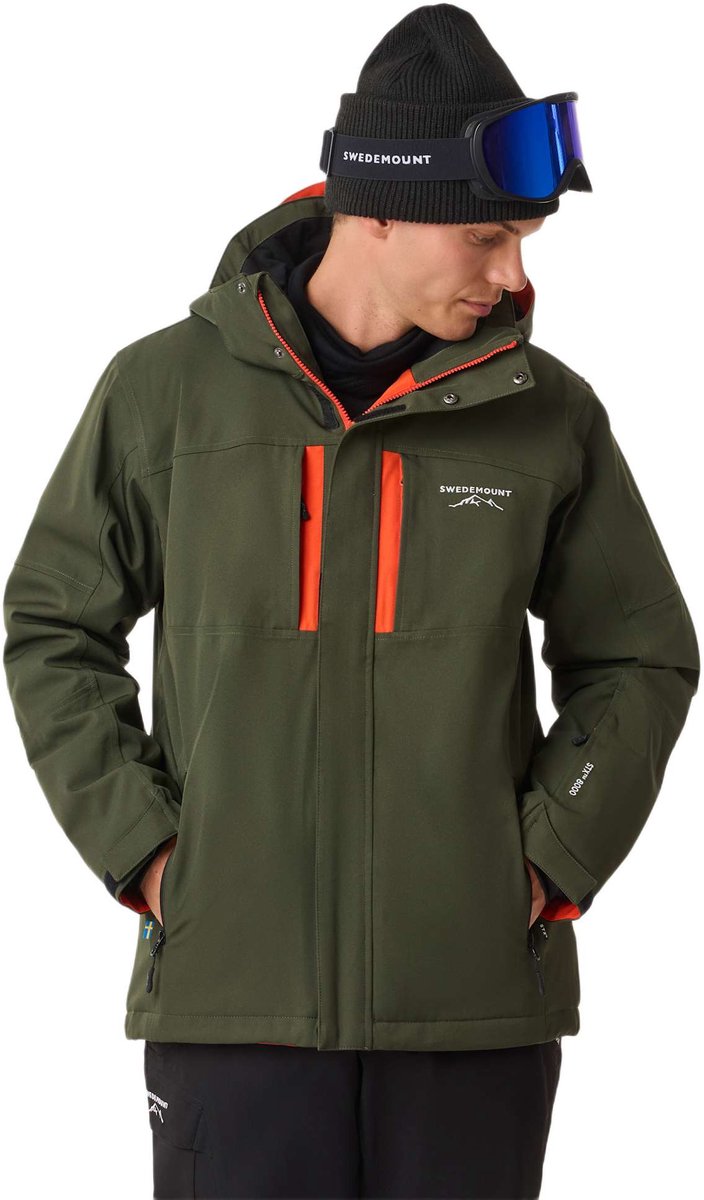 Swedemount St. Anton Jas – Skijas voor heren – 2XL Oranje