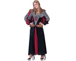 Jurk met Cape | Lady Rouge | Vrouw | Verkleedkleding | Maat 40-42