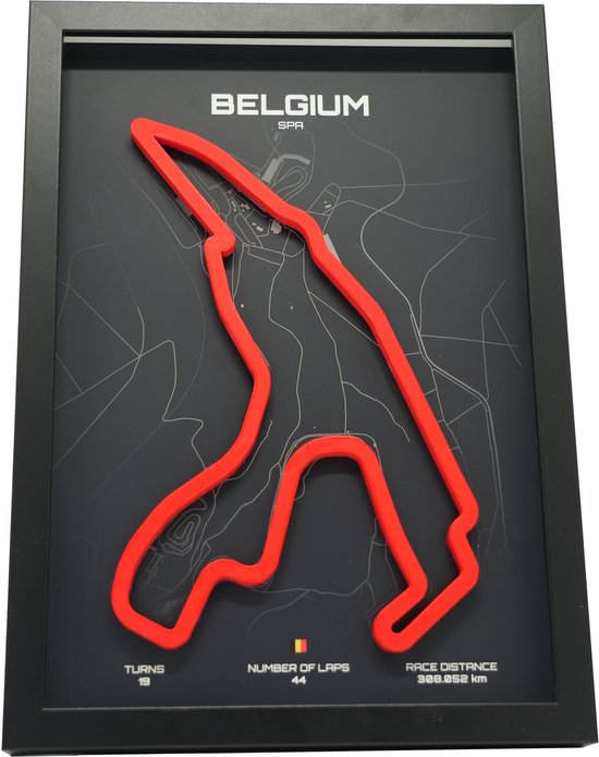 Peinture 3D du circuit de Spa België