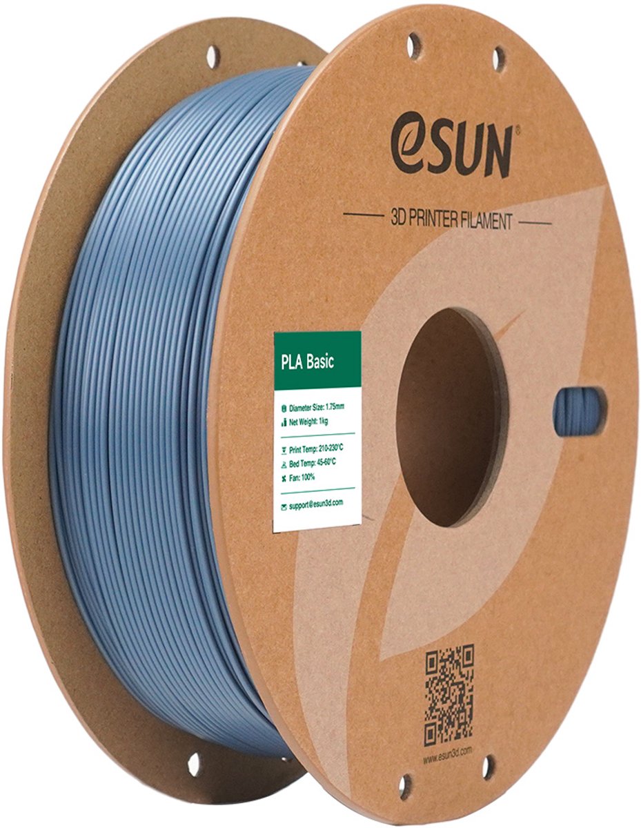 eSun PLA-Basic Grijs / Grey 1 kg - 1.75mm - 3D printer filament