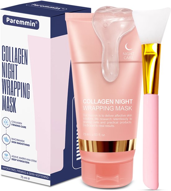 Collageen Wrapping Makser - Bio-Collagen Gezichtsmasker - Korean Beauty Mask – Hyaluronzuur - Night