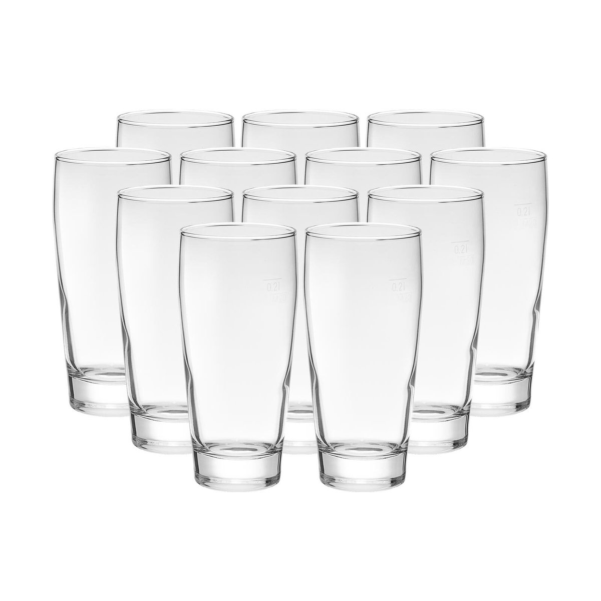 Willi Becher geeicht Jubilee 0,2 l Set van 12