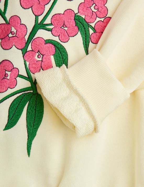 Sweat Alpine à fleurs brodées 116-122