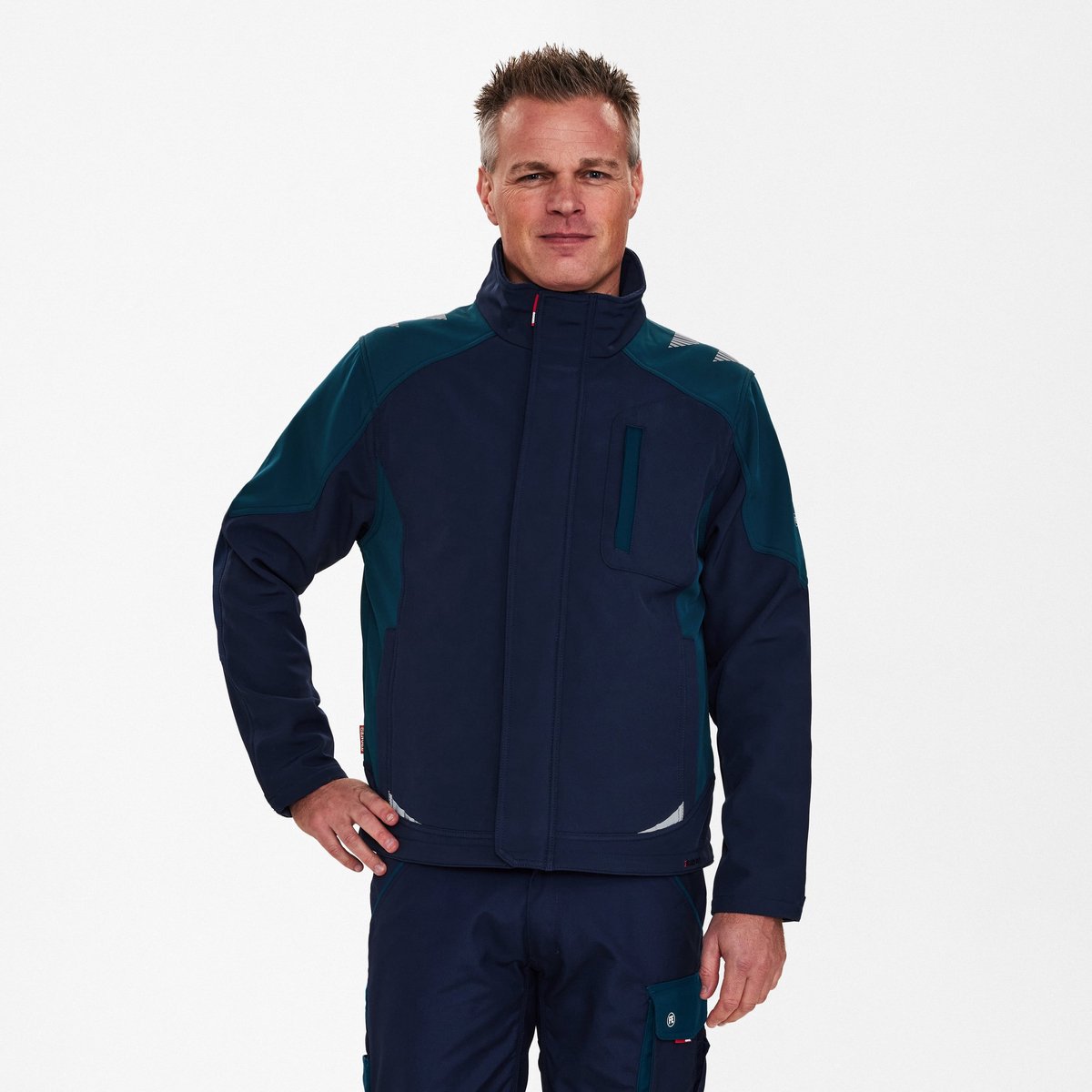 Engel Galaxy softshell jack 8810-229 - Blue Ink / Dark Petrol - L