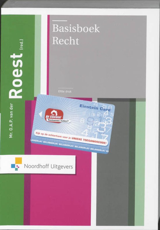Basisboek Recht - cover