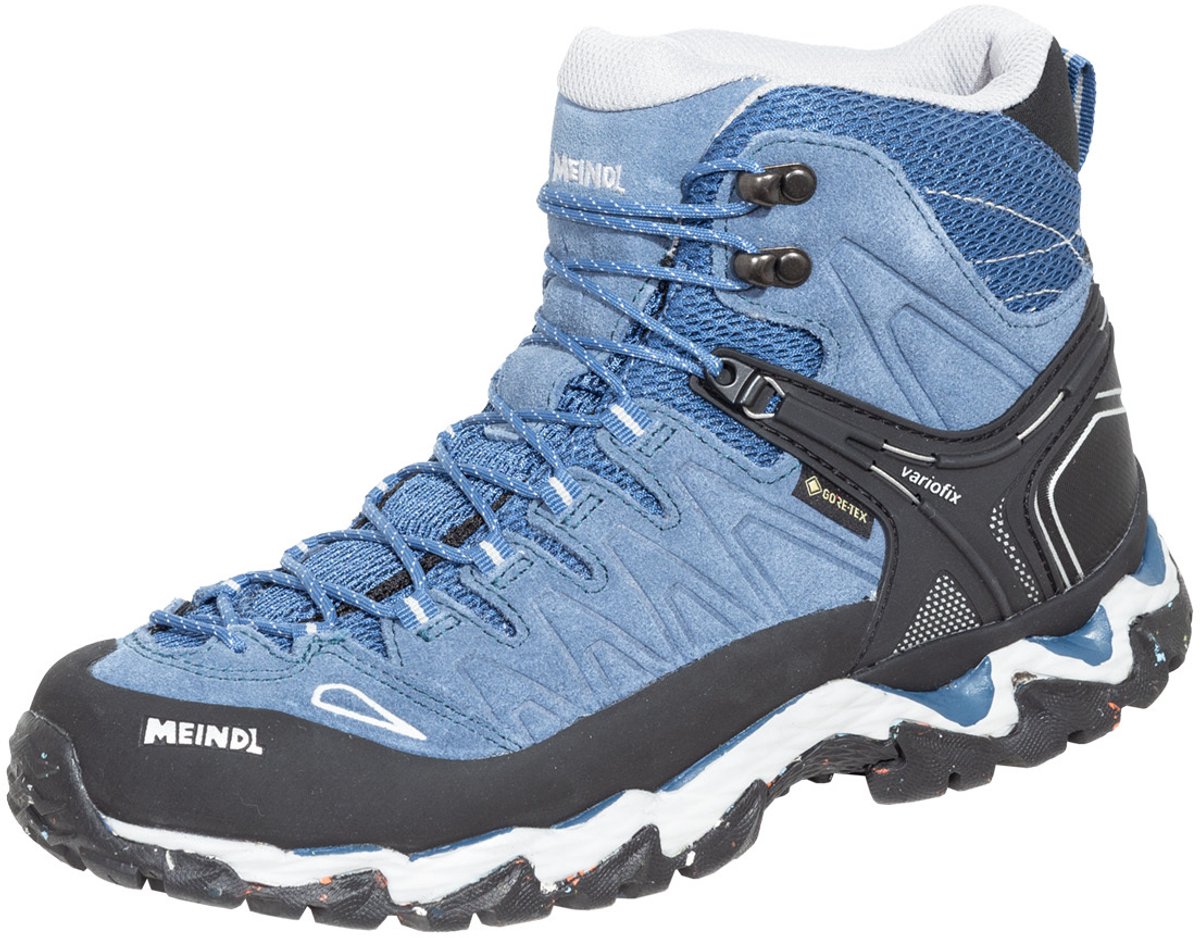 Meindl Lite Hike Gtx Dames Hoge Wandelschoen Blau/Hellgrau 4/37 Blauw