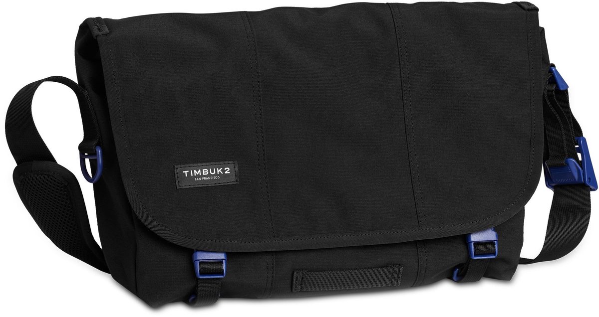 Timbuk2 Heritage Flight Classic Messenger 35 cm - jetblack-bluewish