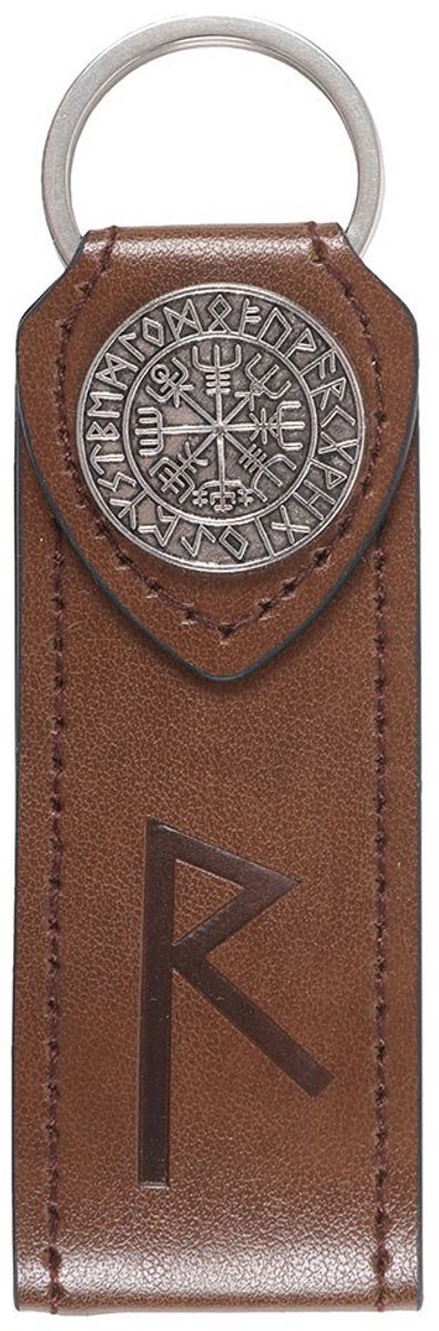 Something Different - Journey Viking Rune Faux Leather Sleutelhanger - Multicolours