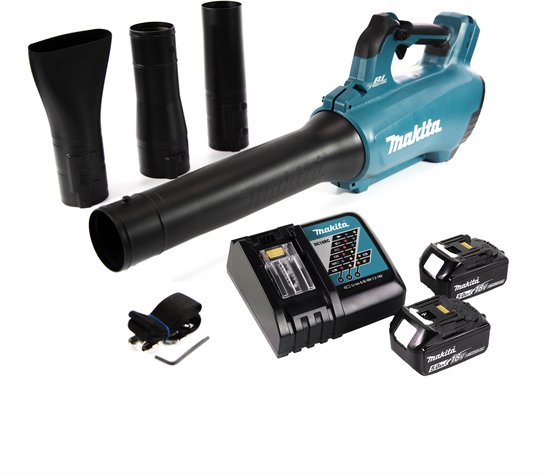 Makita DUB184RT LXT 18V Li-Ion accu bladblazer set (1x 5,0Ah) - 780m³/uur - koolborstelloos van Makita — afbeelding 3